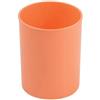 Donau Portapenne in polipropilene rotondo Donau D.7,5xH.9,5 cm 100% riciclabile arancio pastello - 3132101PL-12 - F06987
