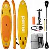 peme Tavola Sup Gonfiabile Adulti Stand Up Paddle Board Canoa Rigida da Mare 350cm per Surf Standup Acquatico Sport Mare Lago Fiume Equilibrio Stabilità 18PSI fino a 166kg - HYDRO Adventure Orange