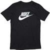 Nike B NSW Tee Futura Icon TD T-Shirt Bambino, Nero (Black/Lt Smoke Grey), L (147-158 cm)
