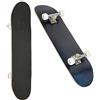 Sarah Skateboard per ragazzi e adulti - Skateboard completo per principianti e professionisti (nero)
