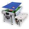 GRAFICA MA.RO S.R.L. GRAFICA MA.RO SRL BILIARDO 7 FT CARAMBOLA BIANCO con PANNO VERDE + AIR HOCKEY + PIANO PING PONG + PIANO PER TAVOLO mod. Mattew