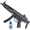 ECOMMUR Heckler & Koch MP5 A5 EBB elettrico | Fucile Airsoft (palline in PVC) calibro 6 mm + biberon 1000 palline 0,20 g.
