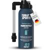 TUNAP SPORTS Spray antiforatura, facile riparazione in caso di danni degli pneumatici in viaggio, chiude i fori in pochi secondi, non sono necessari attrezzi, bomboletta spray da 125 ml | E-Bike
