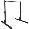 Gravity Fitness Calisthenics - Barra statica per allenamento della forza in casa, altezza regolabile, con piedini antiscivolo, impugnatura verniciata a polvere per allenamenti di peso corporeo e