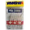YAMASHITA Amettiere da Pesca in Mare Pro Sabiki Artificiali da Sgombro Sugarello Bolentino 6 Ami Dorati (Hook Size 6)