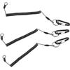 ifundom Set 3 Pezzi Cordini da Pesca Retrattili Molla Elastica e Moschettone Multifunzione, Cavo in Acciaio e Plastica, per attività Outdoor e Pesca Sicura Senza Perdita Colore Casuale