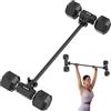 SEWD - Convertitore di manubri - Trasforma i manubri in un set di bilancieri - Pesi regolabili e bilanciere fino a 99,8 kg di capacità per allenamento completo in palestra a casa.