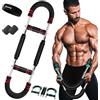 ViCUULY Twister Arm Trainer, Attrezzo per Allenamento Del Torace Regolabile Da 40 a 100 Libbre, Allenatore per Braccia, Arm Trainer, Barra Portatile Power Twister (Red)