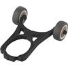 Gdfnmogo Supporto verticale in alluminio invertito per scooter elettrico Ninebot Max G30, staffa pieghevole con supporto ruota ausiliaria e gomma