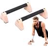 Salyeeluly 2 Pezzi Parallele Calisthenics | Manici a Spinta in Legno | Maniglie Push up Bar | Barre Parallele da Palestra | Push up, Barre di parallette per la Palestra di casa Ginnastica