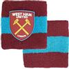 Hy-Pro West Ham F.C., braccialetto in cotone con licenza ufficiale | 2 pezzi, fascia tergisudore, per bambini, adulti, unisex, traspirante, per calcio, corsa, sport, palestra, tennis, esercizio fisico