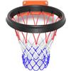 qokeeu Rete da basket portatile, rete da basket, robusta | Rete da basket portatile per esterni, ricambio anti-frusta per canestro da basket, rete universale per canestro