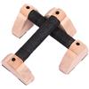 Qzdtue Push-Up Bar, Strength Training Calisthenics Stands 20 cm, Wooden Grip Workout Bars, Durable Home Gym Equipment 2X per Strength Training, Fitness, Enhanced Safety