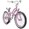 BIKESTAR Bicicletta bambini 6-7 anni | Bici bambino bambina 20 pollici Freno a pattino e freno a retropedale | 20" Cruiser Edition rosa