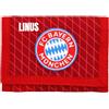 FC Bayern München Portafoglio per bambini personalizzato, articolo ufficiale con nome, portafoglio rosso per gli appassionati di calcio del FCB