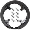 Generic T TOOYFUL 42~44T Mountain Bike Paracatena Include Viti Guarnitura per Bicicletta in plastica Protezione della Protezione per della, Nero