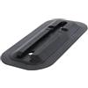 Gralara Base per Pinna da Surf, 19,5 X 7,9 Cm Dock per Pinna in Materiale PVC per Longboard E Shortboard, Dotata di Una Struttura di Bloccaggio Scorrevole, Resistente all'Usura, Robusto