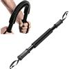 HERCHR Barra a Molla Power, Resistenza di 44 Libbre Barra Power Twistering, Attrezzatura per Esercizi per Parte Superiore del Corpo, per Rafforzamento di Torace, Spalle, Avambraccio e Bicipiti