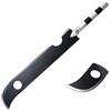 lkjad Anime Cosplay Prop Spada Modello Regalo Nero Non Temperato | Assorbe il sangue umano