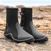 AQUATEC Stivali in Neoprene 5mm - Scarponi Muta Unisex | Punta E Tallone Rinforzati - Zip Laterale Robusta | Suola Antiscivolo | Protezione Contro Oggetti Appuntiti | Calzatura Sub (35)