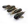 CYCEARTH 5 PCS 75 Millimetri Ghiozzo Richiamo Morbido Esche Esche da Pesca 3 Pollici 9.3g Spigola Pesce Migliore Dettagliata PVC plastica Swimbaits (Green(5pcs))