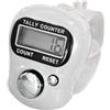Genérico Handheld Finger Clicker - Electronic Tally Counter, LCD Display Ring | Portable Finger Counting Device, Digital Ticker for Goods Crochet Events Workouts Sports School Swimming Men Women Kids