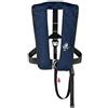 12skipper giubbotto di salvataggio automatico ISO 300N con imbragatura, giubbotto salvagente, blu navy