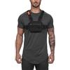 Maijia - Borsa da petto da uomo per uomo Hip Hop Streetwear marsupio tattico gilet petto con funzione hip hop petto rig Pack (nero)
