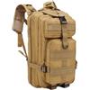 FANSU 30L Zaino Militare Attacco Tattico Molle Trekking Zaino, Tessuto Oxford Zaino per Campeggio, Assalto, Escursionismo, Patrol, Camping (30L,Cachi)
