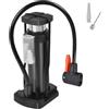 Generic bicycls Tire Air Pump - High-Pressure Floor Foot Inflator with Accurate Gauge, Lightweight Metal Pedal Pump for Road Bike, Dirt Bike, Motorcycle, Sports Balls, Gonfiabili, Compact Design for Garage
