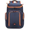 Hixingo Basket Zaino Multifunzionale Sport Palestra Sacca Sportiva, Grande capacità Zaino Sacchetta da Palestra Uomo Donna, per Palestra, Viaggi, Piscina, Spiaggia (32x19x45cm,Blu Navy)