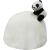 Generic Copri casco decorativo in peluche a forma di animale - Calda copertura per casco da sci, simpatica copertura per casco da sci per bambini, spessa fornitura invernale per ragazzi e ragazze