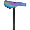 POLSO Sella e reggisella per BMX (opzioni da 27,2 mm e 25,4 mm). La sella in pelle oliata è ideale per biciclette BMX da 50,8 cm (sella + asta reggisella 25,4 x 300)