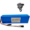 BGGNG 48V 20AH Batteria Al Litio Per Bicicletta Elettrica 13S2P Batteria Ricaricabile Agli Ioni Di Litio Con Caricabatteria Da 54.6V 2A Batteria Di Ricambio Per Monopattino Elettrico XT60+SM