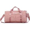 Ter Borsone personalizzato ricamato sportivo da viaggio con tasche bagnate e scomparto per scarpe, regalo per testimone dello sposo, damigella d'onore, Multicolore, Large:49x26x23cm