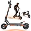 MIWEN Monopattino Elettrico Adulto Pieghevole,55KM di Autonomia 48V 15.6Ah Scooter Elettrico Adulti, 10 Pollici Monopattino Elettrico Off-Road Doppia Sospensione, Doppio Freno a Disco,Max 120KG