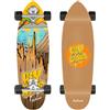 CNSTZX Surfskate Carver Skateboard per Carving Pumpping, 81 × 25 cm, in legno d'acero skateboard, cuscinetti a sfera ABEC-11, per giocatori avanzati (Space Surf)
