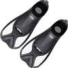 ENEN Pinne Corte da Nuoto e Snorkeling, Pinne Nuoto Piscina Pinne da Snorkeling per Bambini Adulti per Apnea Immersioni e Snorkeling (XS(36-37 Yardas),Rosa)