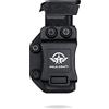 PoLe.Craft IWB/OWB Glock Magazine Carbon Fiber Kydex Holster - Glock Mag Carrier - Available Model: 9mm/.40 Double Stack Magazines for: Glock 17 19 22 23 25 26 27 31 32 33 34 35 37 38 39 Magazines Holder Case