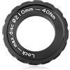 Honseadek Copertura per blocco centrale in lega di alluminio per mozzo di blocco centrale, compatibile con asse da 9 mm/12 mm/15 mm e per rotori freno a disco, 44 mm