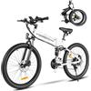 SAMEBIKE Bicicletta Elettrica per Adulti 26'',Bici Elettrica con Pedalata Assistita,City E-bike Unisex Adulto,Batteria Rimovibile 48V10.4AH/12.5AH,Bici Elettriche per 21 Velocità