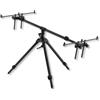 Cormoran Gun Pod 81002, 3 Ripiani per Canna da Pesca, Nero, Alluminio, Montaggio a Superficie