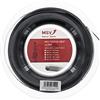 MSV Focus-Hex Ultra - Corda da Tennis per Adulti, 200 m, Colore Nero, Taglia Unica