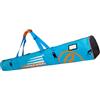 BRUBAKER Carver Champion - Borsa da sci imbottita per 1 paio di sci e bastoni, antistrappo, 190 x 34 x 34 cm, colore: blu e arancione