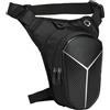 Generic Borsa da coscia per moto, borsa da gamba per moto, impermeabile ad alta capacità, regolabile, borsa multiuso a sgancio rapido, per equitazione, avventura, pendolarismo, tour, campeggio