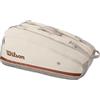 Wilson Roland-Garros 2025 - Borsa per racchette da tennis, contiene fino a 9 racchette, colore: crema/argilla, Crema/Argilla, Holds up to 9 Rackets, Roland-garros 2025 - Borsa per racchette da tennis