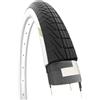 ECOVELO 1 Copertone 20 x 1.75 (47-406) per Bici Graziella, City Bike | Pneumatico Stradale Nero in Gomma Bicicletta