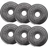 Bad Company Dischi di Peso Rivestiti in plastica con Foro da 30/31 mm I Set da 20 kg = 4 x 5 kg