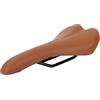 BAFOVY Sella per Bici, Sedile per Bicicletta da Strada di Montagna Antiurto per Ciclismo Confortevole, Pelle PU, Bianco, Adatto per Bici da Strada o Biciclette a Fisso (BROWN)