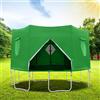 Yqooup Tenda Telo Protettivo Copertura per Trampolino Elastico (183/244/306/366/427cm) Copertura della per Trampolinos Elastico Parasole per Trampolino con Baldacchino per Il Trampolinos A 6 Poli